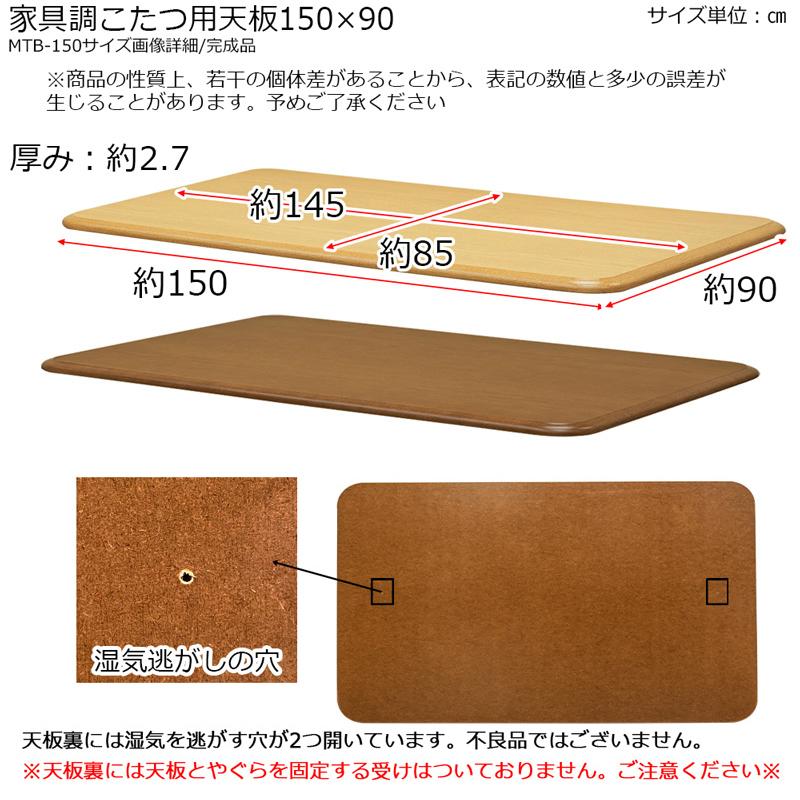 サカベ こたつ天板 150×90cm 長方形 コタツ天板 天板のみ サカベ こたつ天板 150×90cm 長方形 コタツ天板 天板のみ
