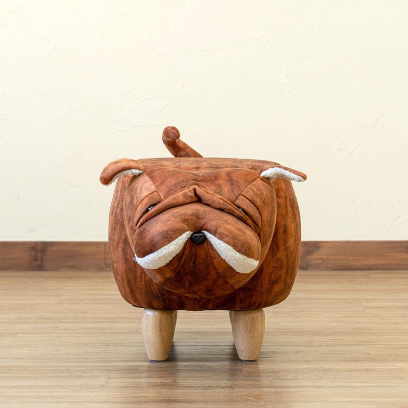 サカベ スツール イヌ 犬 いぬ ブルドッグ ブルドック 椅子 オットマン