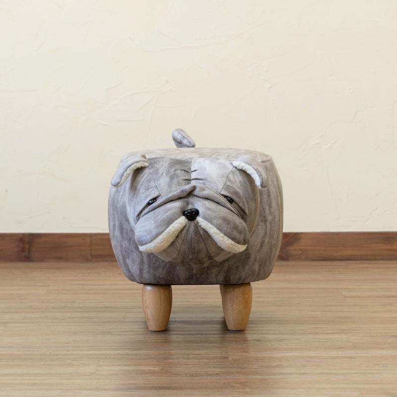 サカベ スツール イヌ 犬 いぬ ブルドッグ ブルドック 椅子 オットマン