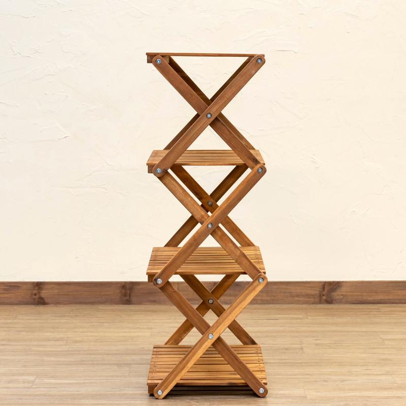 アクタス 木製 シェルフ 棚 4段 楽天市場】ラック ウッドシェルフ 棚 幅90cm 4段 スチールラック