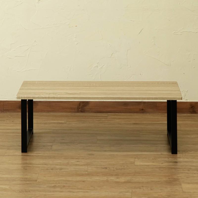 センターテーブル おしゃれ 木製 欧風 北欧 ローテーブル 黒 脚 モダン 