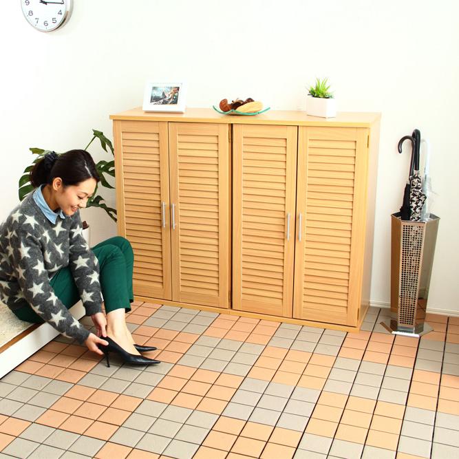 シューズボックス 靴箱 ルーバー扉 下駄箱 玄関 収納 シューズ シューズボックス 靴箱 ルーバー扉 下駄箱 玄関 収納 シューズ