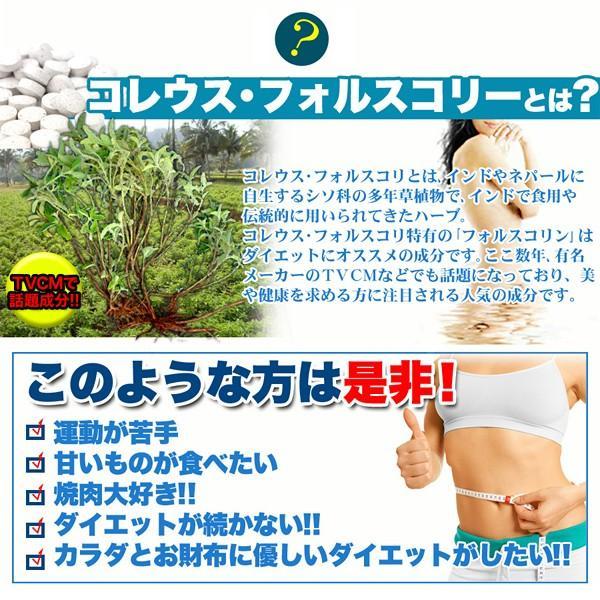 フォルスコリ サプリメント ダイエット サプリ コレウス フォース