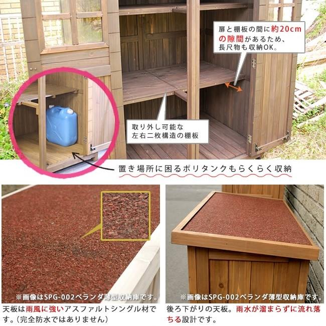 物置 屋外 中型 大型 木製 倉庫 収納庫 天然木 木造 庭 物入れ おしゃれ 北欧 ナチュラル 観音開き うさぎ屋 株式会社一兎 通販 Paypayモール