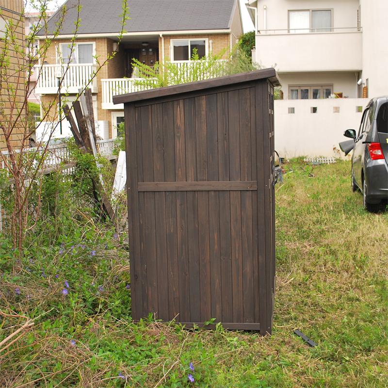 物置 屋外 大型 大きい おしゃれ 組み立て 設置 diy 収納庫 棚 観音扉