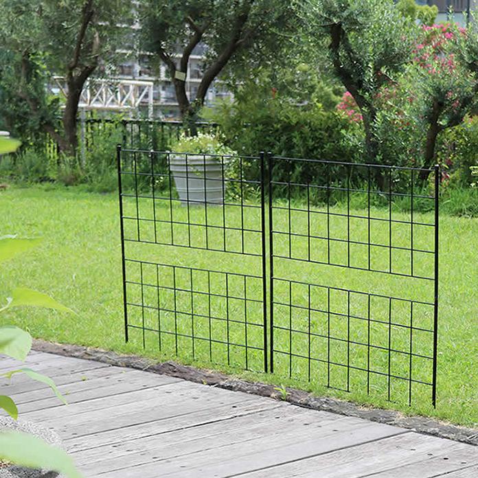 アイアンフェンス フェンス 仕切り シンプル ガーデニング 庭 園芸