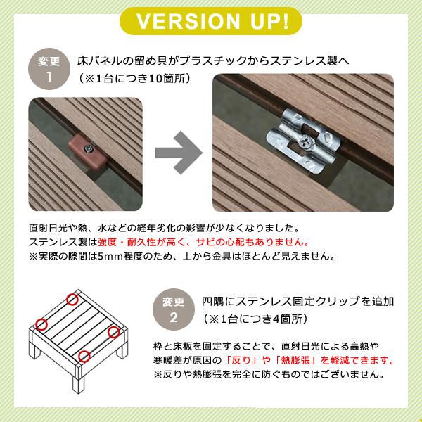 ウッドデッキ 人工木 ステップ台 セット diy 縁台 腐らない 長持ち 錆びない サビない メンテナンスフリー 丈夫 ガーデニング 縁側 軒先 庭 玄関 テラスの画像