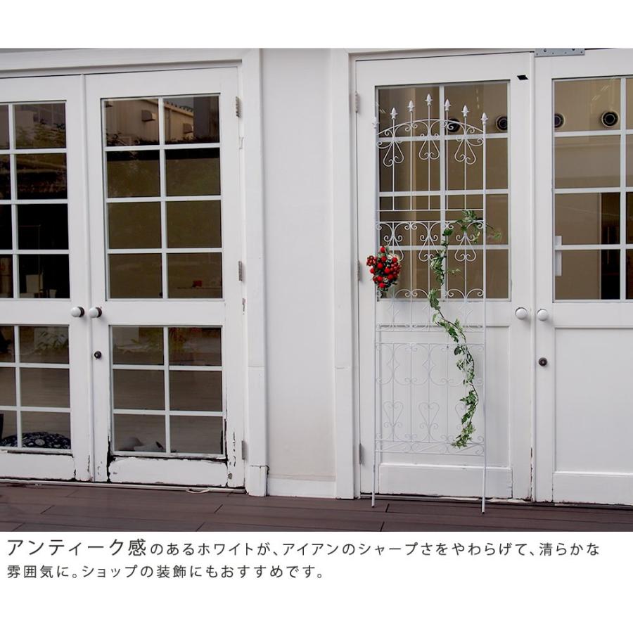 スワンでお願いします。アイアンホワイトwelcomeフェンス１枚ラストです スワン様専用でお願いします。アイアンホワイトwelcomeフェンス