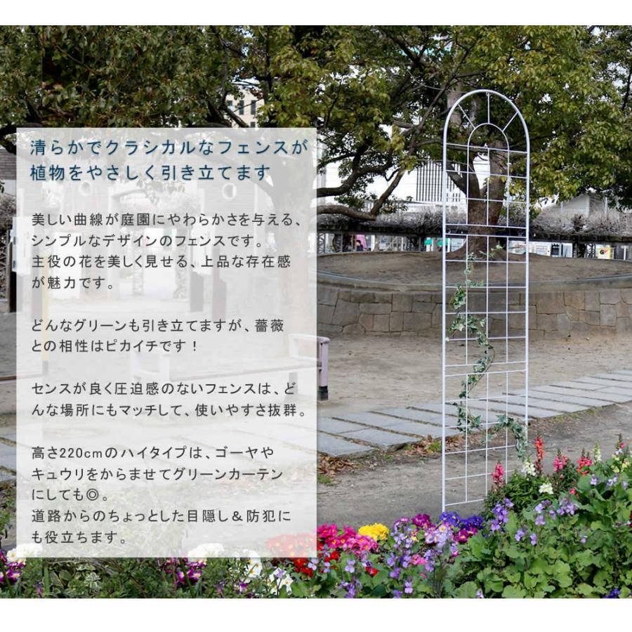 ガーデンフェンス おしゃれ セット ホワイト 花壇 差し込み 埋め込み