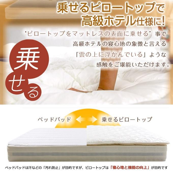 スタンザインテリア ピロートップ ベッドパット クイーンサイズ