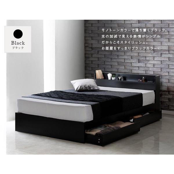 スタンザインテリア ベッドフレーム セミダブル 収納 引き出し ヘッド