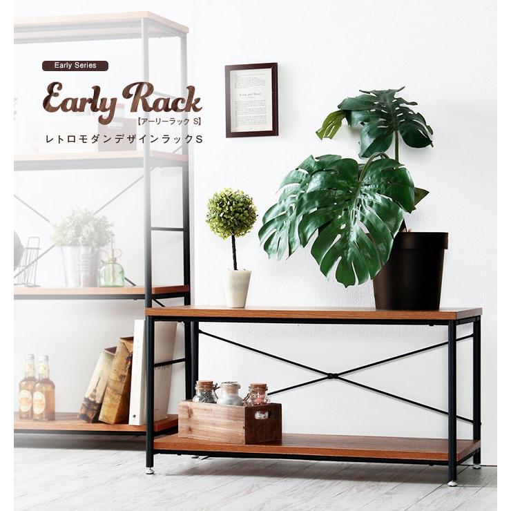 スタンザインテリア 棚 2段 ラック シンプル 低い ロータイプ : うさぎ