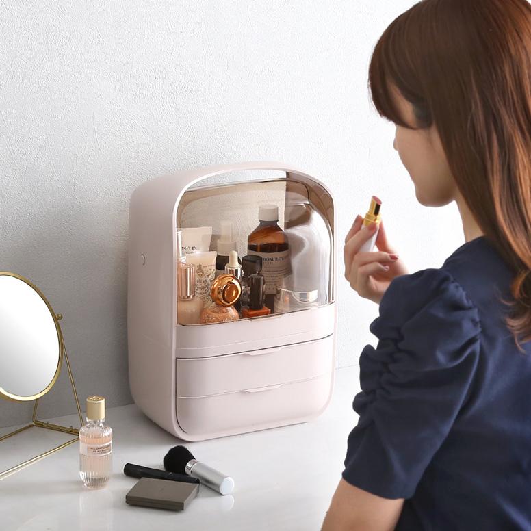 ホームテイスト（HOME taste） メイクボックス 大容量 コスメケース