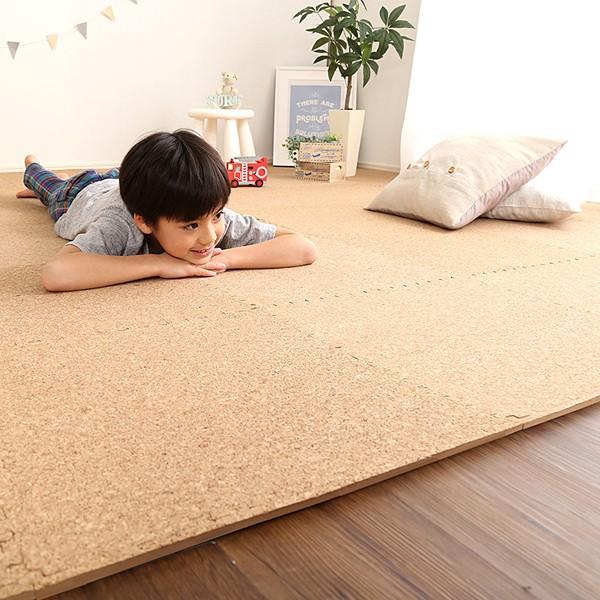 ホームテイスト（HOME taste） ジョイントマット コルク 大判 46×46cm