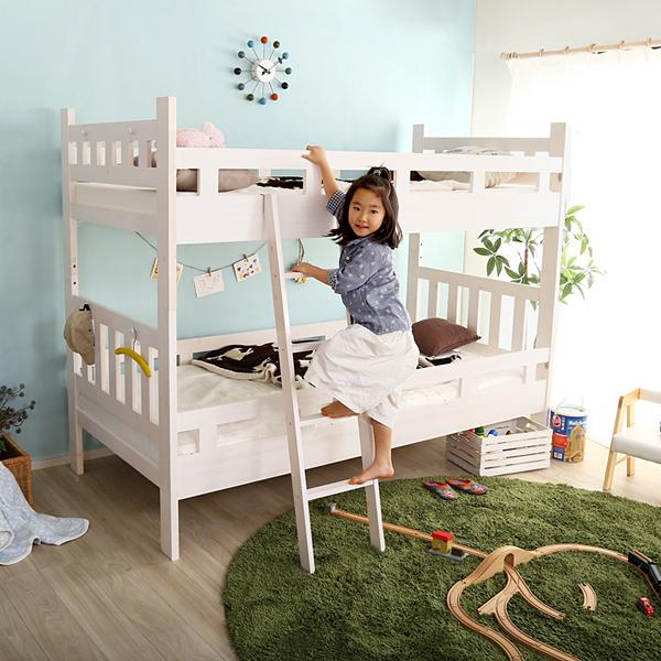 特売 二段ベッド 子供用 キッズ 2段ベッド すのこベッド 子ども部屋 子供部屋 分割式 はしご シンプル 北欧 ナチュラル カントリー デザイン Rakuten Tv Creativetalentnetwork Com