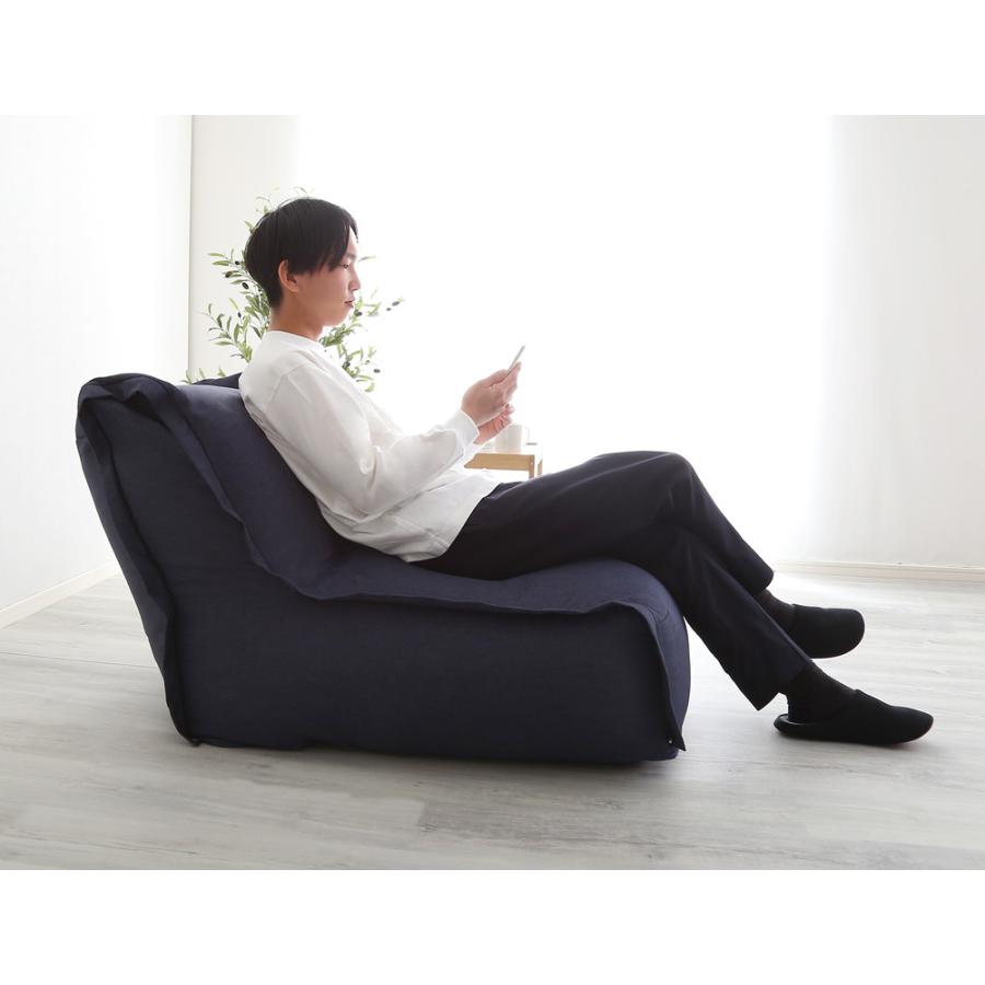 ビーズソファ 1人掛け 一人用 洗える カバーリング ビーズソファー