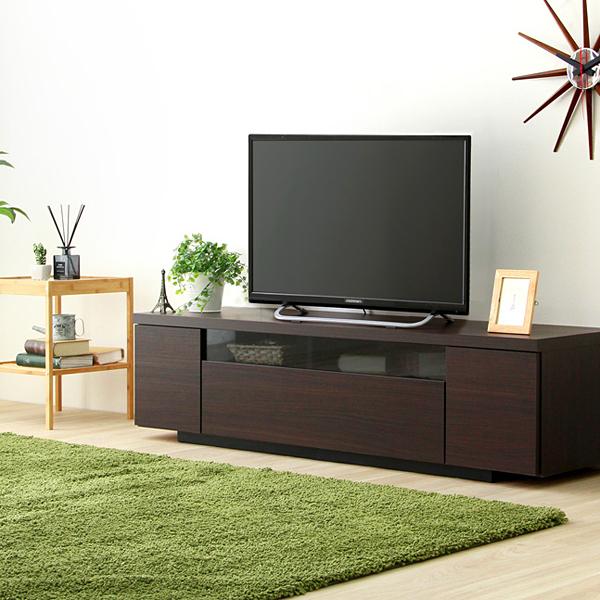 テレビ台 完成品 日本製 国産 シンプル テレビローボード 幅140cm 木目