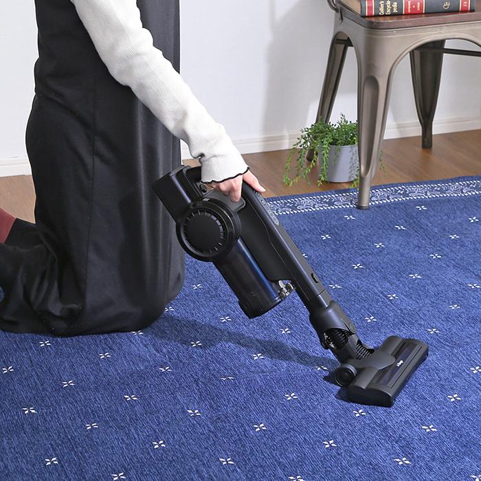 スティック掃除機 青 ノズル付き 【公式通販】