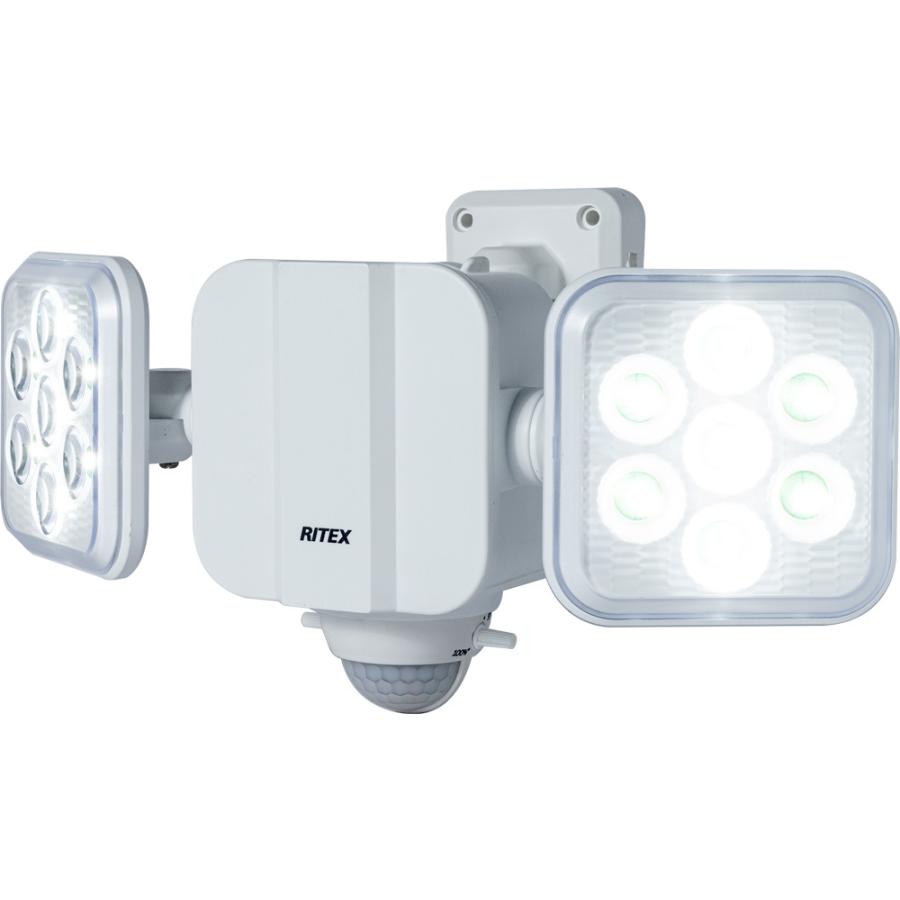 RITEX センサーライト LEDライト 防犯ライト 屋外 玄関 駐車場 