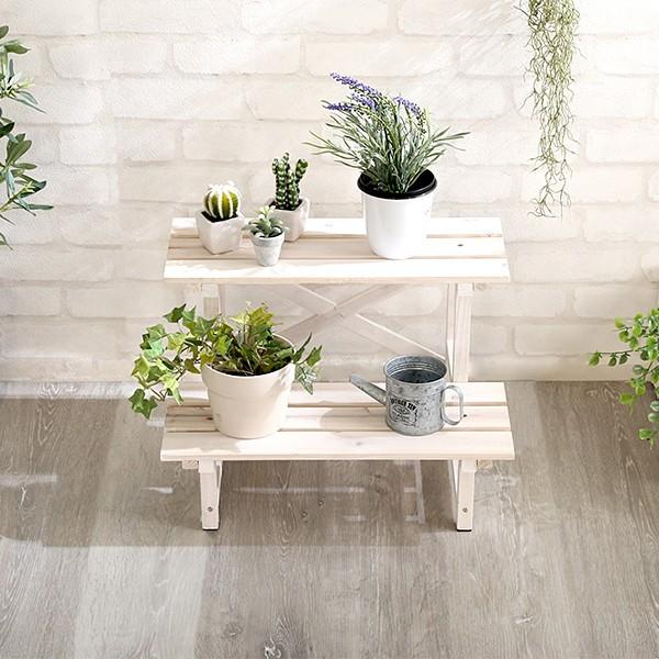 ホームテイスト ガーデンラック プランター置き場 園芸用品 おしゃれ