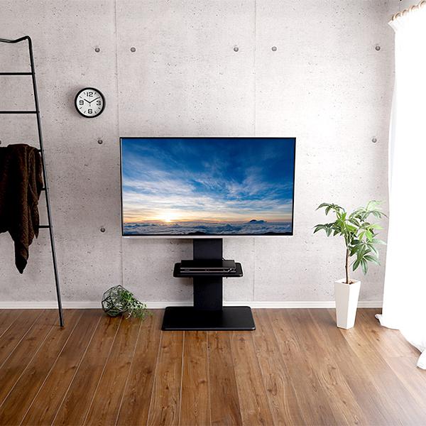 ホームテイスト テレビスタンド ロータイプ スイング式 首振り