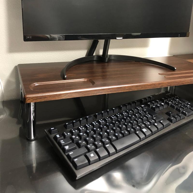 モニタースタンド パソコンモニター台 ラック 置き場 おしゃれ 卓上 Pc パソコンスタンド 白 シンプル 使いやすい 便利 収納スペース Pcモニターラック Ths24wh うさぎ屋 株式会社一兎 通販 Yahoo ショッピング