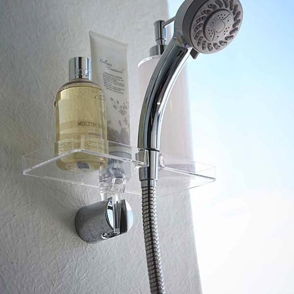 シャワーホルダー シャワーヘッドホルダー クリア おしゃれ 透明 バス収納 トレー シャワーラック 山崎実業 うさぎ屋 株式会社一兎 通販 Paypayモール