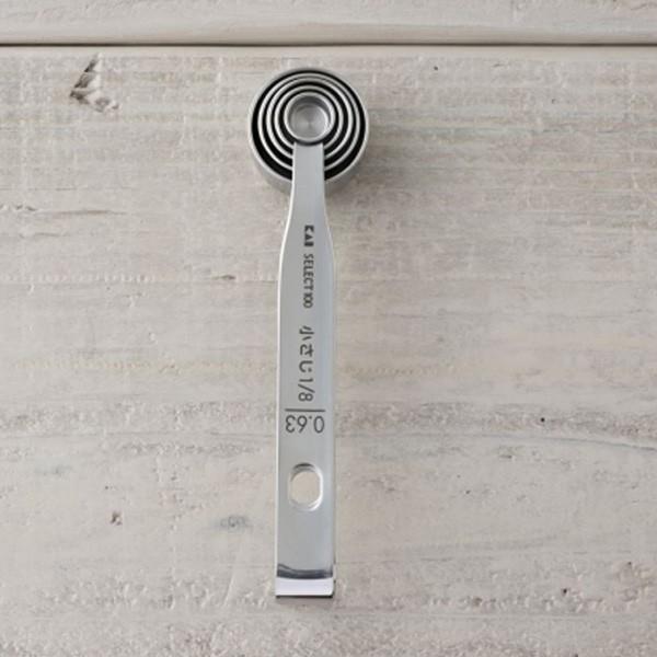 計量スプーンセット 大さじ 小さじ 18-8ステンレス 重ねられる