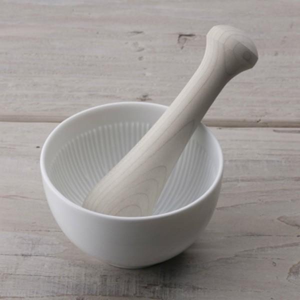 すり鉢 陶器 すりこぎ 天然木 小さい ミニ すりゴマ 離乳食づくり 使いやすい 持ちやすい 擂鉢セット｜usagi-shop