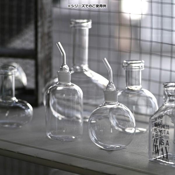 花瓶 ガラスベース フラスコ風 インテリア おしゃれ 花器 クリア