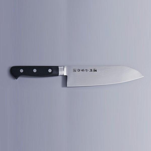 三徳包丁 刃渡り 17cm ダマスカス 家庭用 料理包丁 日本製