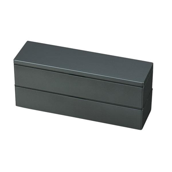 弁当箱 スリム 二段 2段 男性 メンズ おしゃれ かっこいい スタイリッシュ 細い コンパクト レンジ対応 日本製 職場 高校 中学 学校 あすつく うさぎ屋 株式会社一兎 通販 Paypayモール