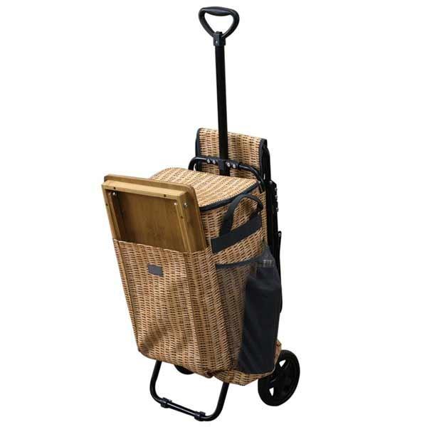 キャリーカート 椅子 座れる ショッピングカート 買い物 保冷バック 大