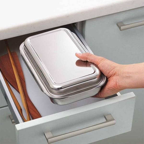 揚げ物用バット ステンレスバット 料理 トレー セット : うさぎ屋