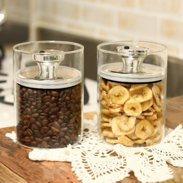 保存容器 ガラス おしゃれ 密封 密閉 エア抜き エアリデューサー