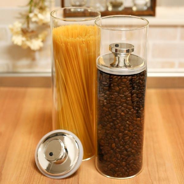 保存ガラス容器 密封 密閉 パスタ スパゲティ 麺 保管 酸化防止 長い