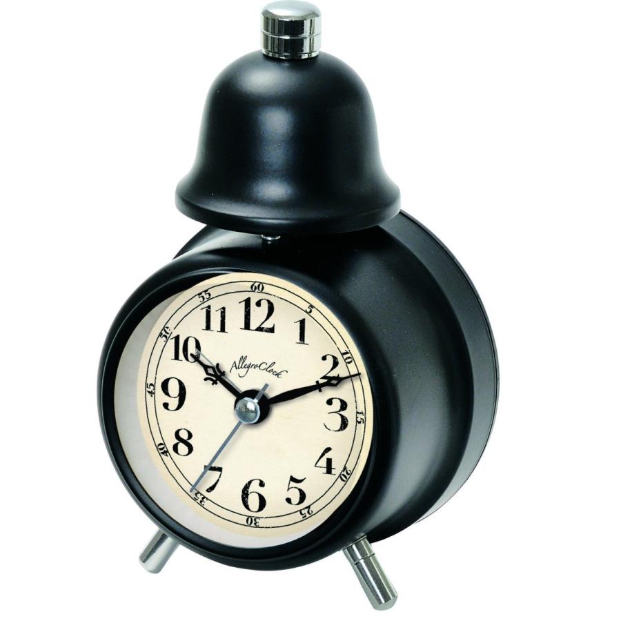 目覚まし時計 置き時計 アナログ おしゃれな レトロ ベル 鈴 : うさぎ