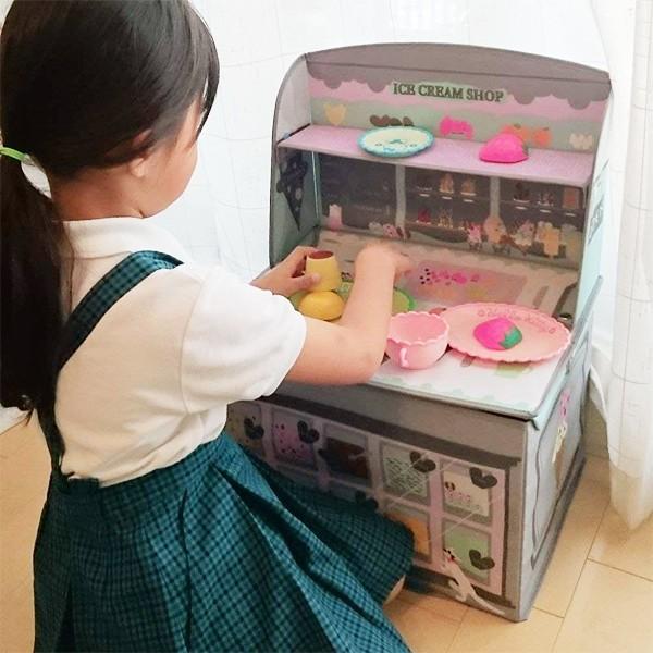 収納ボックス 子ども キッズ おもちゃ箱 おままごと 知育 お店屋さん