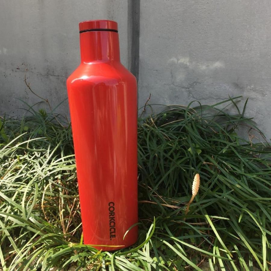 水筒 赤 レッド ステンレスボトル 470ml 保冷 保温 おしゃれ スリム