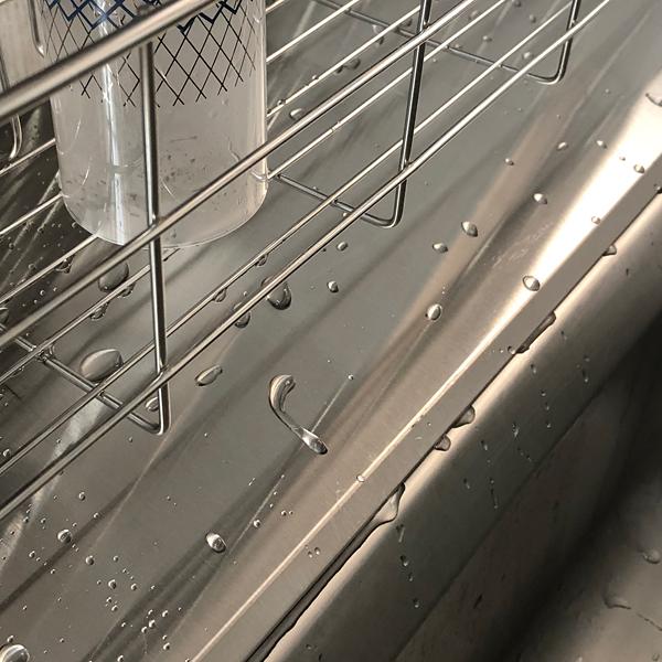 水切りラック 水切りカゴ かご スリム ステンレス 省スペース 大容量 シンク横 マンション 置き型 水切りトレー フック 水あか 付きにくい ケース 日本製 燕三条_7
