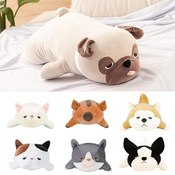 抱き枕 ぬいぐるみ 犬 猫 美しい ネコ アニマル 可愛い 動物 インテリア クッション