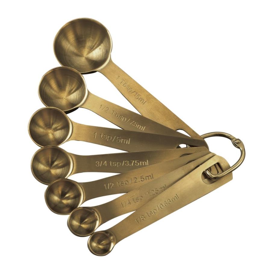 計量スプーン 計量カップ 大さじ 小さじ おしゃれ ゴールド 金