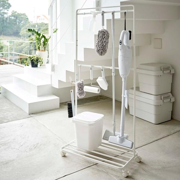 になりませ 収納ラック 掃除道具 キャスター付き ハンガーラック おしゃれ 山崎実業 うさぎ屋 株式会社一兎 通販 Paypayモール にもピッタ Mcmc Gr