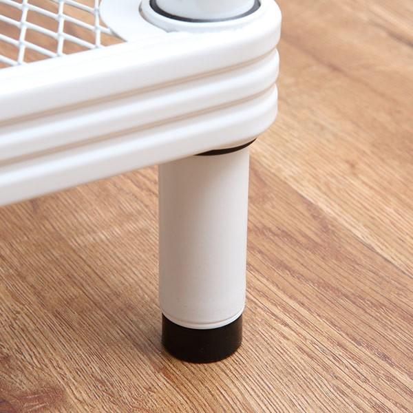 メッシュラック オープンラック 4段 収納棚 メッシュ スチールラック