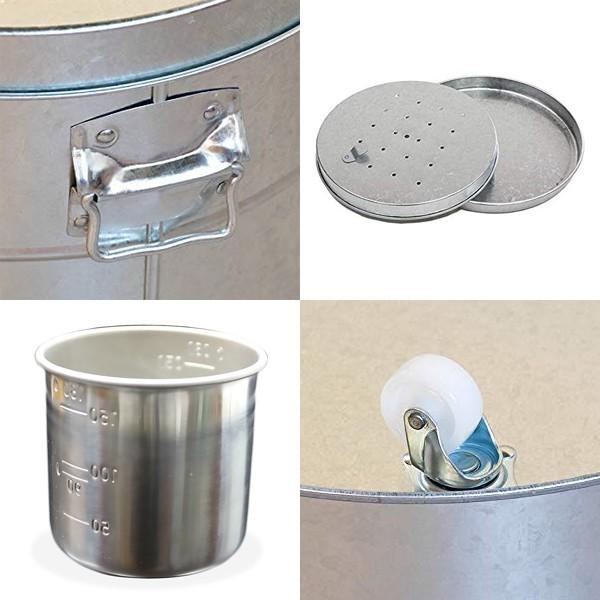 米びつ 30kg キャスター付き 米櫃 ストッカー 保存容器 おしゃれ