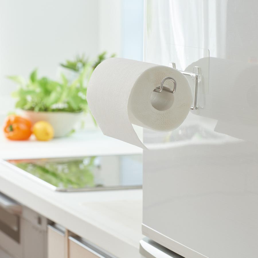 キッチンペーパーホルダー 吸着 ラック 収納 滑り止め 貼ってはがせる 剥がせる 賃貸 おしゃれ ステンレス シンプル スタイリッシュ キッチン 台所 冷蔵庫 棚 Toh うさぎ屋 インテリア Diy 通販 Yahoo ショッピング