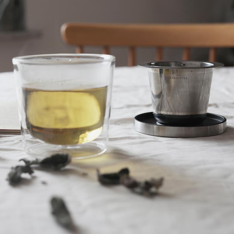 ティーカップ 茶漉し 1杯用 茶こし ストレーナー ティーパックカップ