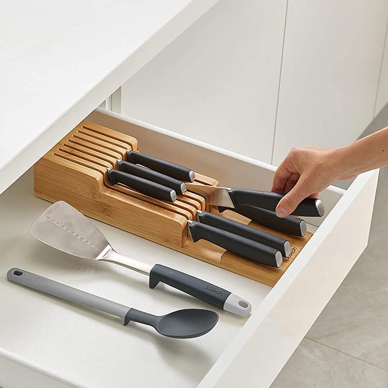 ナイフトレー ナイフトレイ 包丁 収納 オーガナイザー 仕切り カラトリー カラトリー 省スペース コンパクト 北欧 ナチュラル Joseph