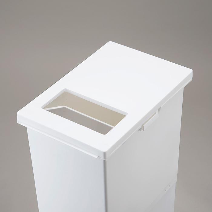 ごみ箱 ゴミ箱 2段 分別 キャスター付き ふた付き 蓋 白 ホワイト 黒
