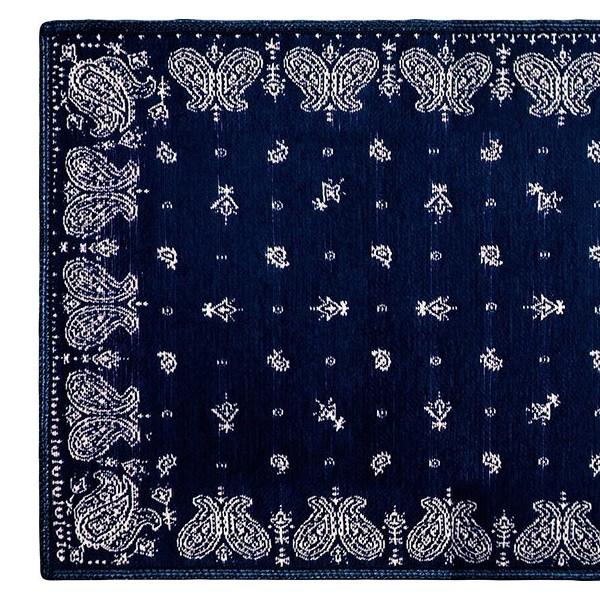 ラグ カーペット マット リビング 玄関 キッチンマット ペイズリー柄